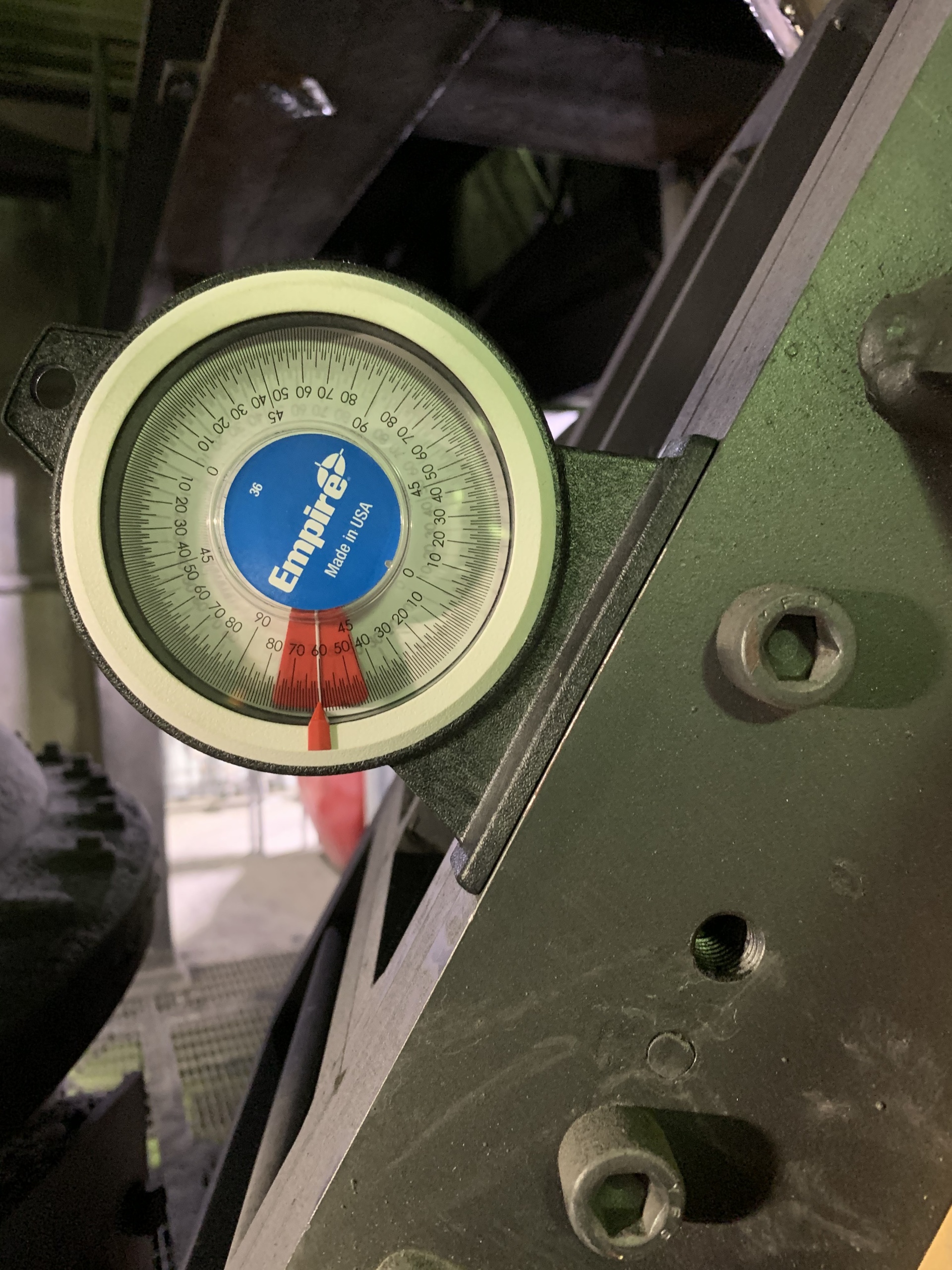 PMM Rotary Airlock installed at a 60 degree angle.